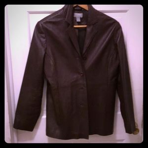 COPY - Chocolate Brown leather Jacket